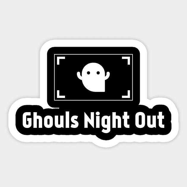 Ghouls Night Out - Official Shirt Sticker by The Blood Crow Stories Official Merchandise